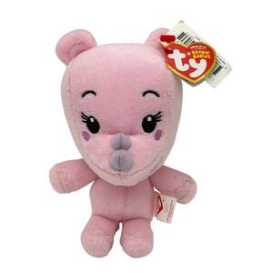 Ty Beanie Babies Lulu the Rhino Ni Hao Kai-Lan Nickelodeon Pink Plush 2009 NWT